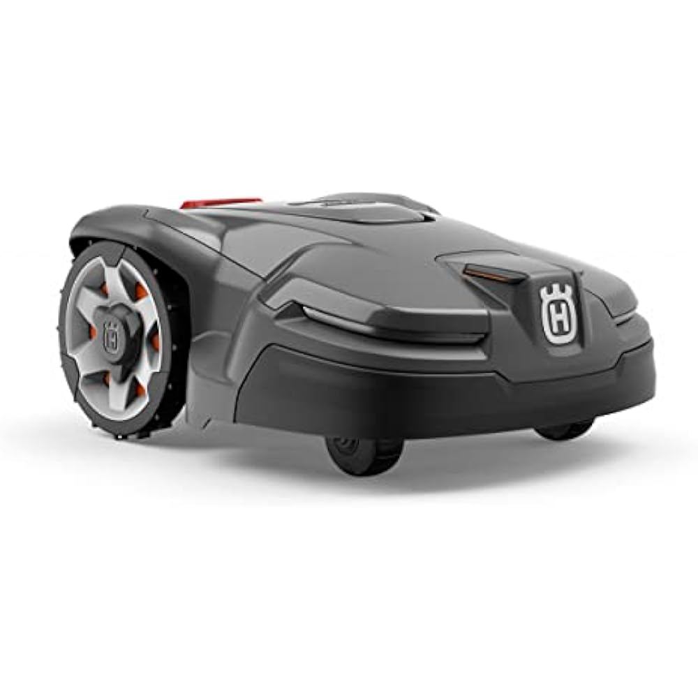Husqvarna Automower 415X Robotic Lawn Mower with GPS Assisted Navigation, Automatic Lawn Mower with Self Installation and Ultra-Quiet Smart Mowing Technology for Small to Medium Yards (0.4 Acre)