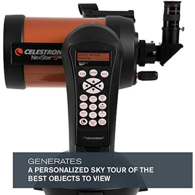 Celestron - NexStar 5SE Telescope - Computerized Telescope for Beginners and Advanced Users - Fully-Automated GoTo Mount - SkyAlign Technology - 40,000+ Celestial Objects - 5-Inch Primary Mirror